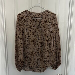 Leopard Print Women's Top